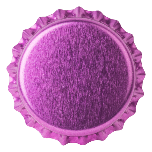 Crown Caps 26mm TFS-PVC Free,  Purple Transparent col. 2857 (10000/box)